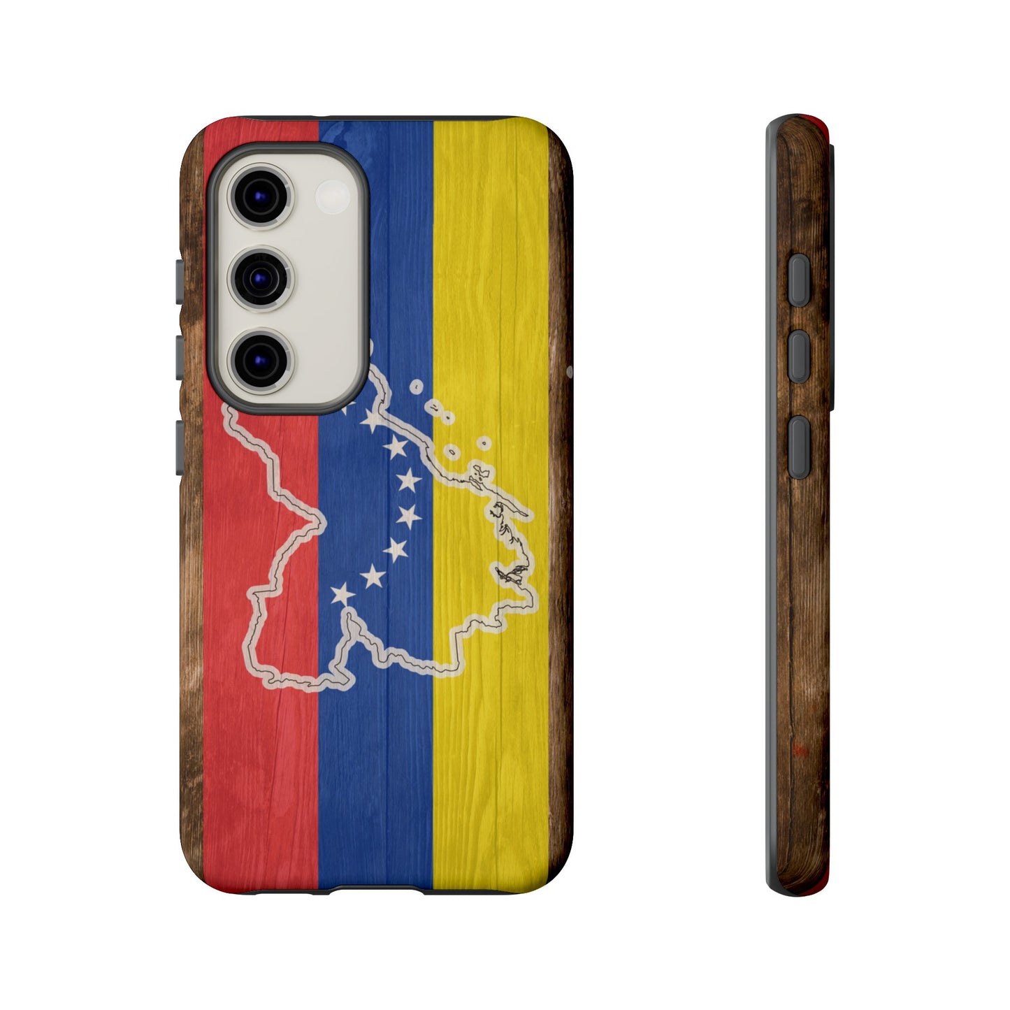 Venezuela Flag Phone Map Case Protective Tough Cover Flag of Venezuela Samsung Venezuelan Pride Hard Plastic Back Venezuela Map Cover
