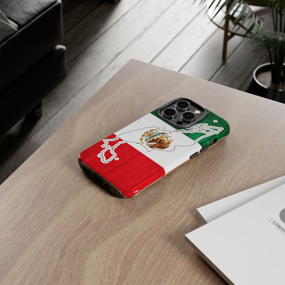 Phone Case, Mexican Flag Tough Case, Patriotic Mexico Phone Cover, Rugged Phone Protector, National Flag Phone Sleeve, Cinco de Mayo Gift