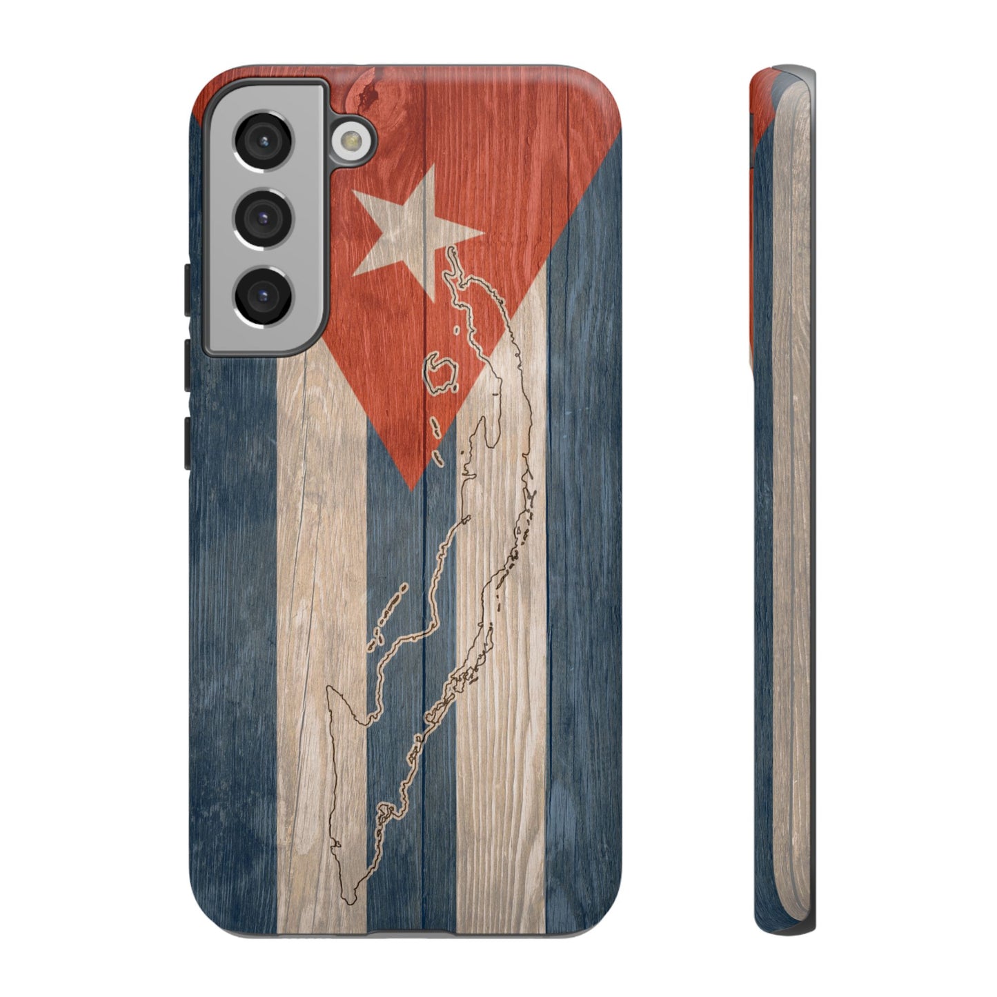 Phone Case Cuban Flag iPhone Case Protective Tough Cover Flag of Cuba Samsung Galaxy Cuban Pride Huawei P40 Lite Hard Plastic Back