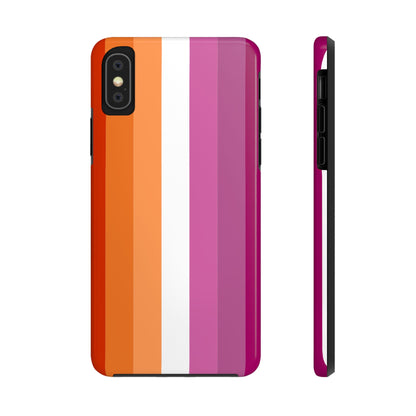 Lesbian Flag tough Impact-Resistant Phone Case