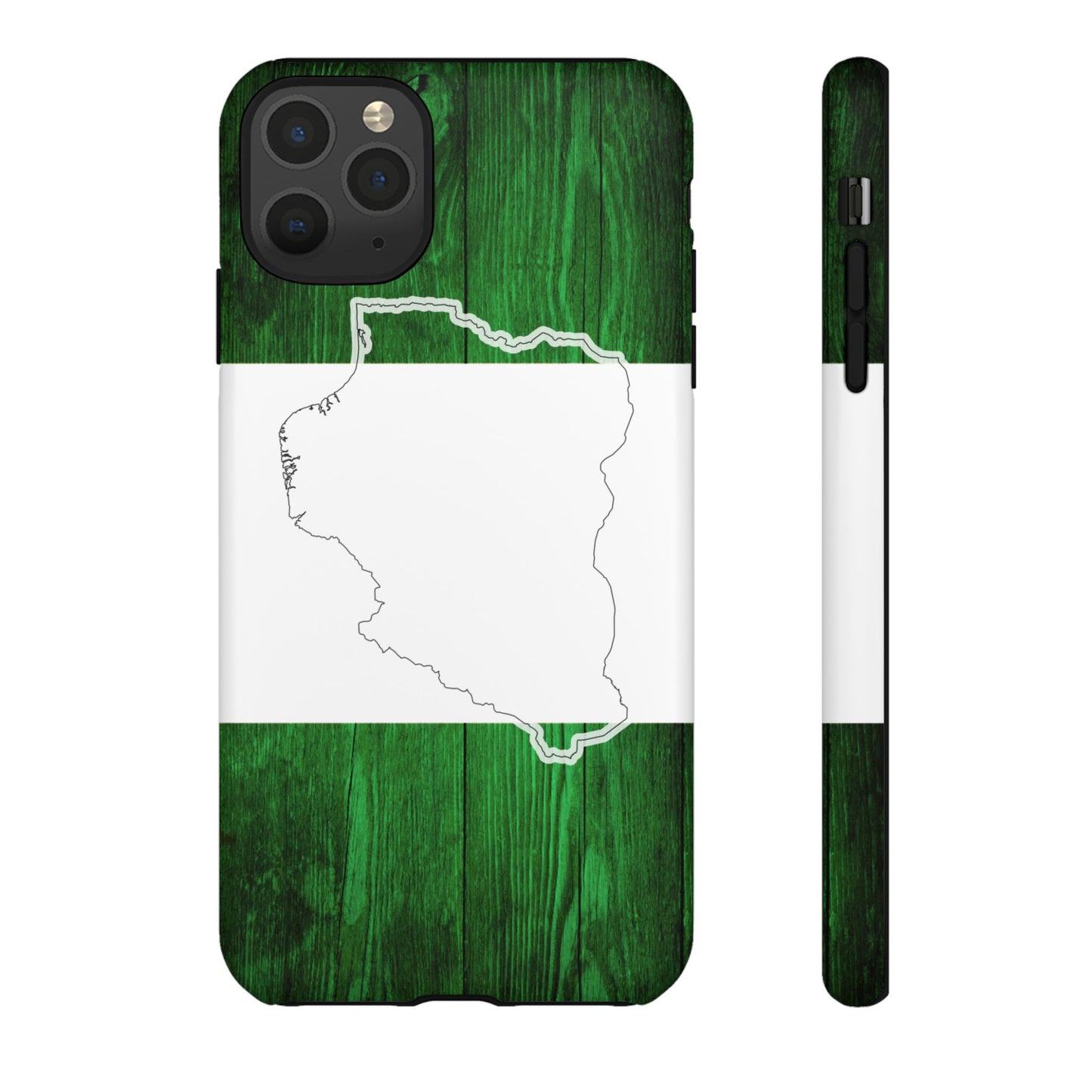 Nigeria Flag Phone Case, African Nation Protective Cover, Nigeria Pride Accessory, Tough Phone Case for Patriots, Nigerian Flag Mobile Case