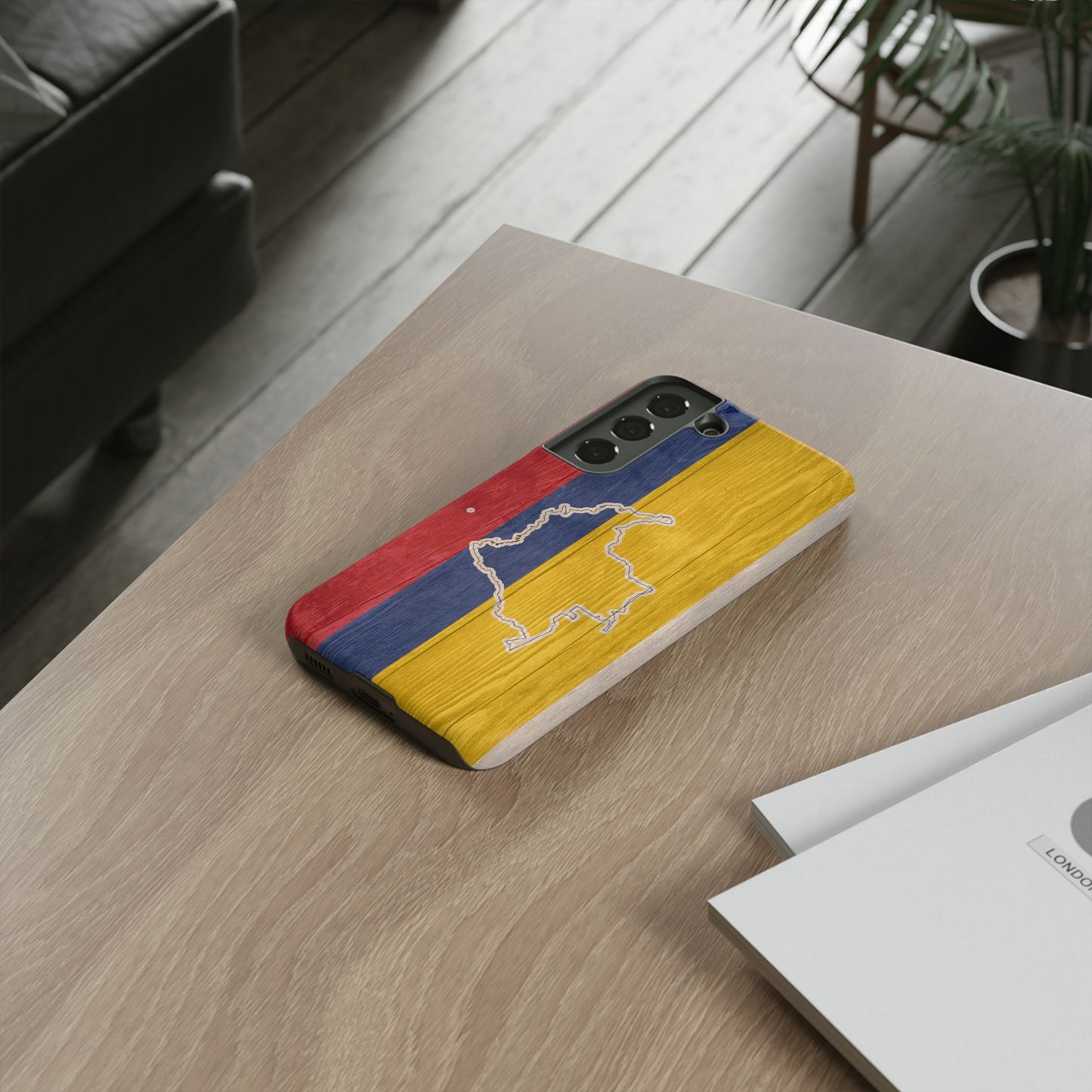 Colombian Flag Map Style iPhone Case Protective Tough Cover Flag of Colombia Samsung Colombian Pride Huawei Hard Plastic Back Colombia Phone