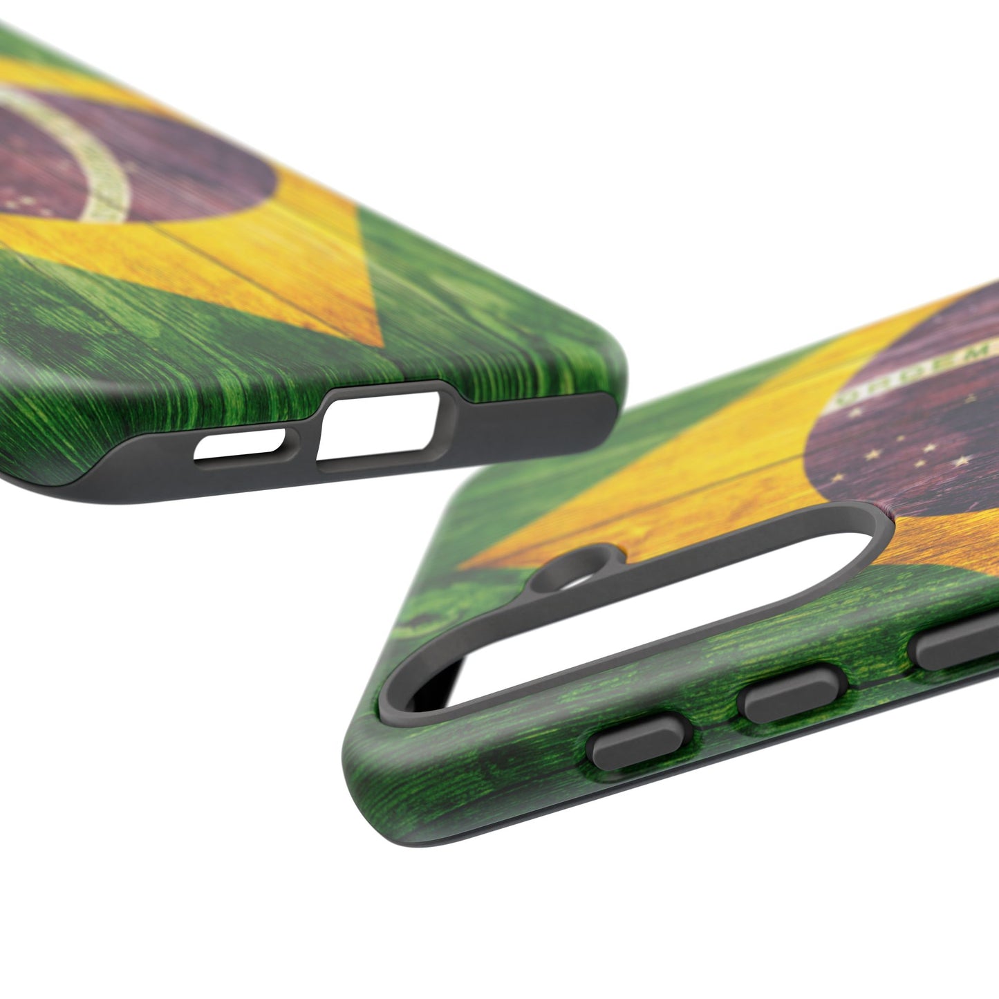 Brazil Phone Case Protective Tough Cover Flag of Brazil Samsung Brazilian Pride Hard Plastic Back Brazil Flag Cover IPhone Souvenir Gift Protective Case