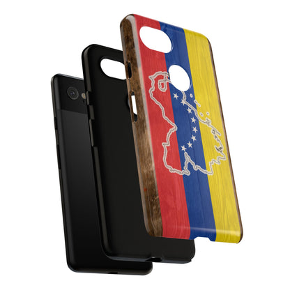 Venezuela Flag Phone Map Case Protective Tough Cover Flag of Venezuela Samsung Venezuelan Pride Hard Plastic Back Venezuela Map Cover