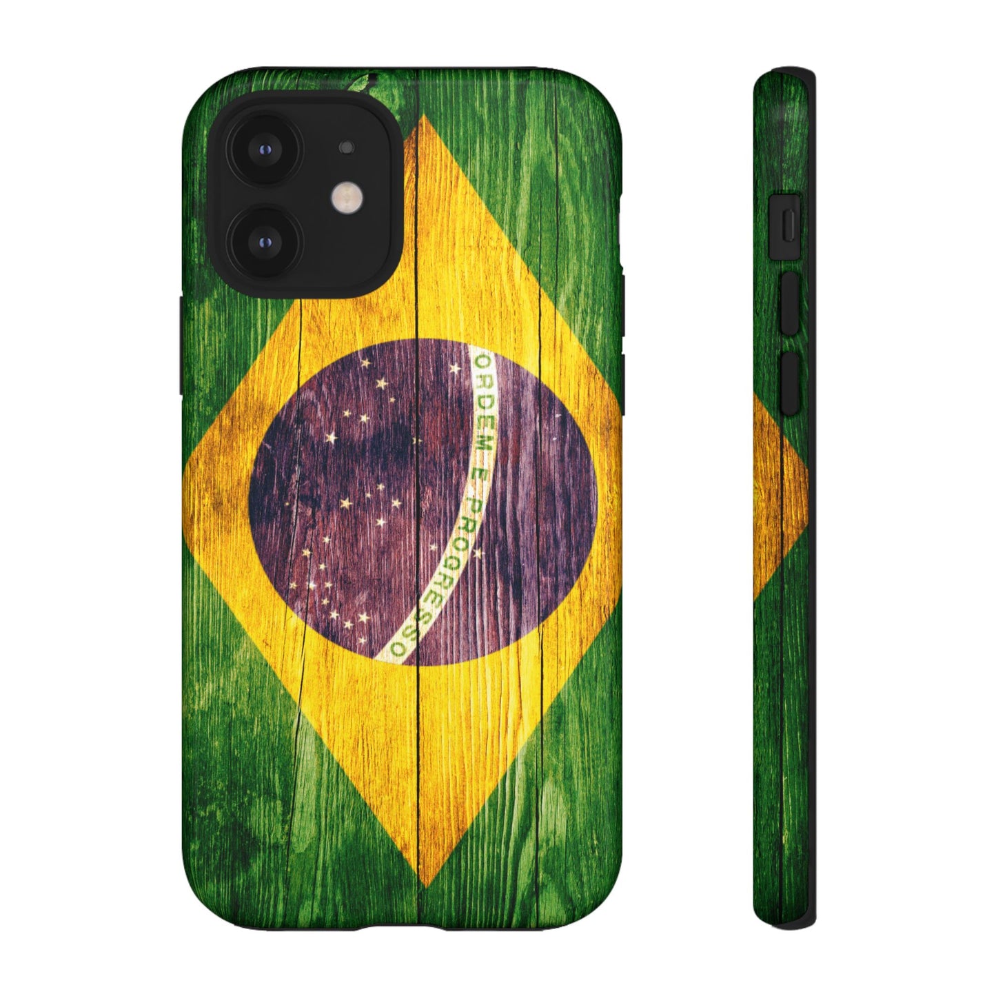 Brazil Phone Case Protective Tough Cover Flag of Brazil Samsung Brazilian Pride Hard Plastic Back Brazil Flag Cover IPhone Souvenir Gift Protective Case