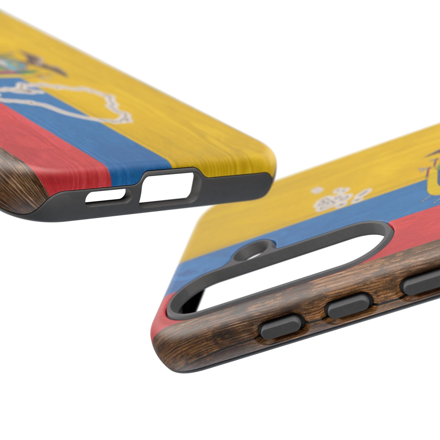 Ecuador Flag Phone Map Case Protective Tough Cover Flag of Ecuador Samsung Ecuadorian Pride Hard Plastic Back Ecuadorian Flag Cover