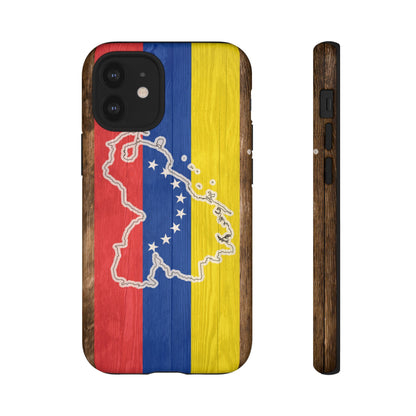 Venezuela Flag Phone Map Case Protective Tough Cover Flag of Venezuela Samsung Venezuelan Pride Hard Plastic Back Venezuela Map Cover