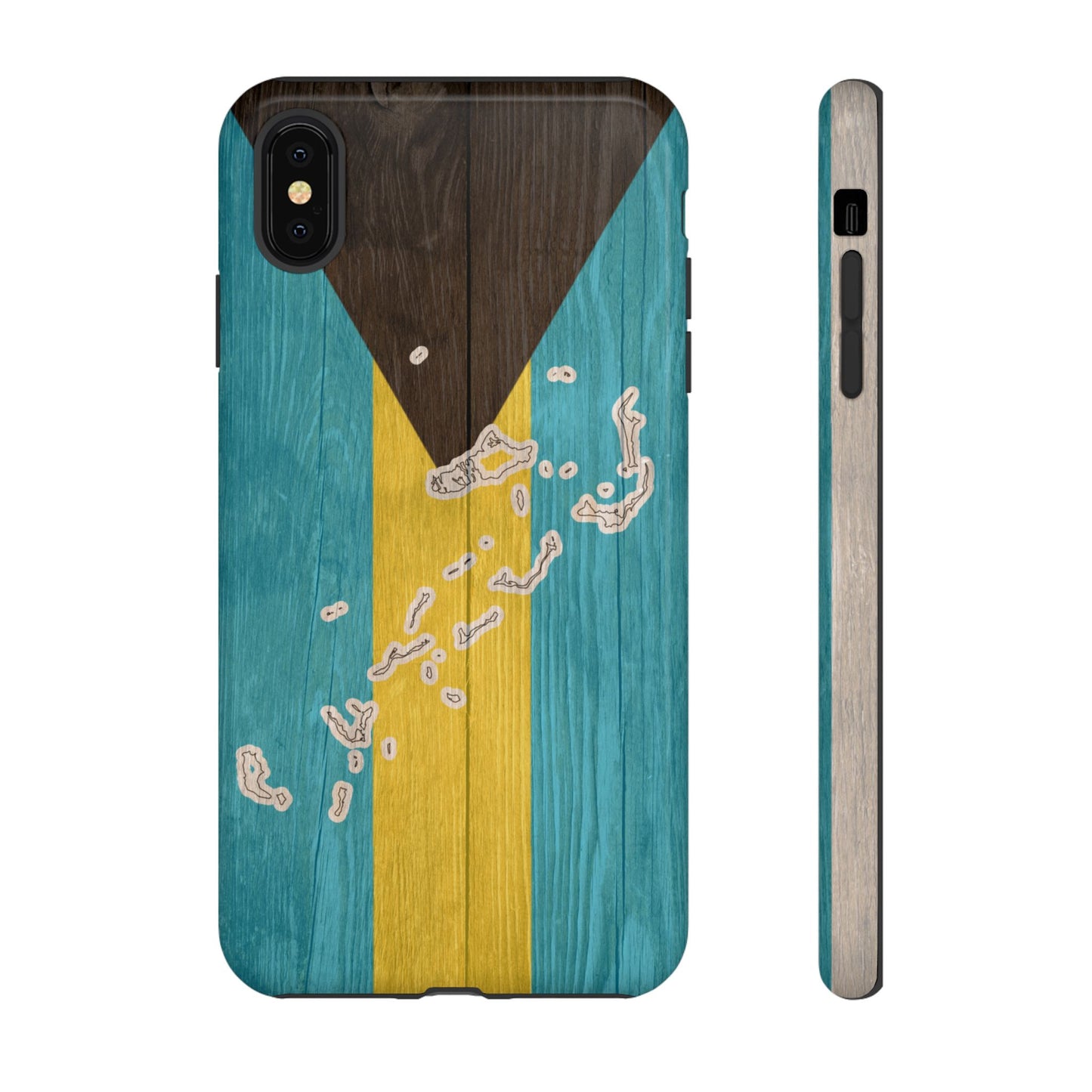 Bahamas Flag Phone Map Case Protective Tough Cover Flag of Bahamas Samsung Bahamian Pride Hard Plastic Back Bahamas Flag Cover