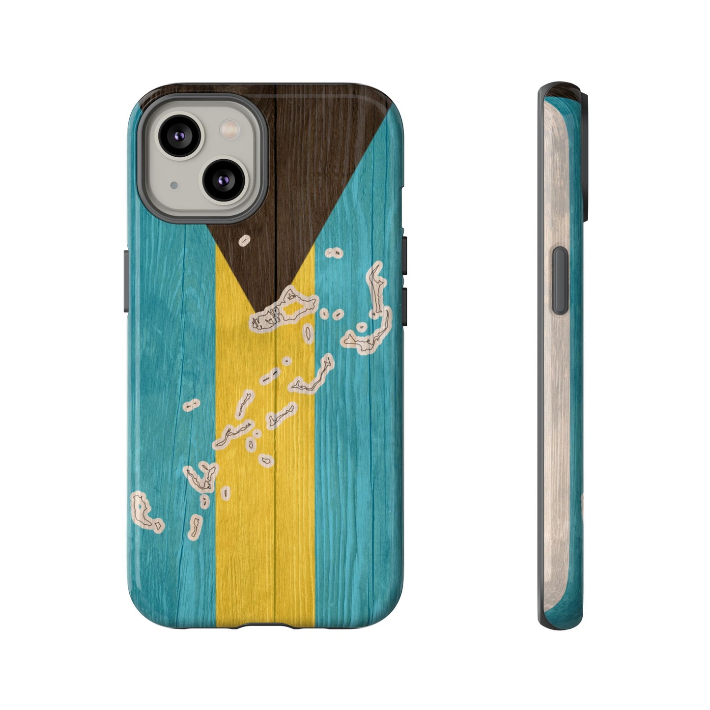 Bahamas Flag Phone Map Case Protective Tough Cover Flag of Bahamas Samsung Bahamian Pride Hard Plastic Back Bahamas Flag Cover
