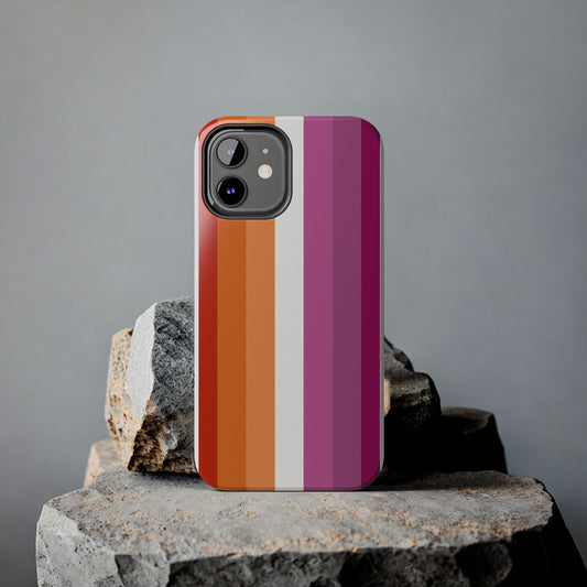 Lesbian Flag tough Impact-Resistant Phone Case