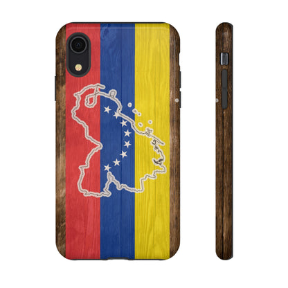 Venezuela Flag Phone Map Case Protective Tough Cover Flag of Venezuela Samsung Venezuelan Pride Hard Plastic Back Venezuela Map Cover