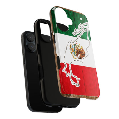 Phone Case, Mexican Flag Tough Case, Patriotic Mexico Phone Cover, Rugged Phone Protector, National Flag Phone Sleeve, Cinco de Mayo Gift