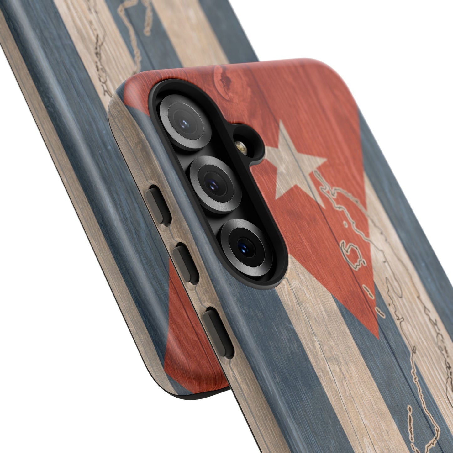 Phone Case Cuban Flag iPhone Case Protective Tough Cover Flag of Cuba Samsung Galaxy Cuban Pride Huawei P40 Lite Hard Plastic Back