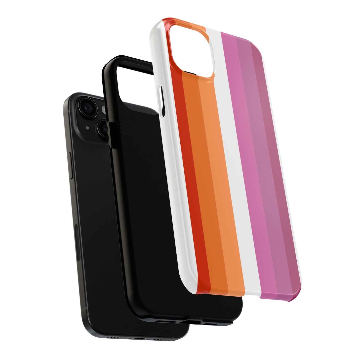 Lesbian Flag tough Impact-Resistant Phone Case