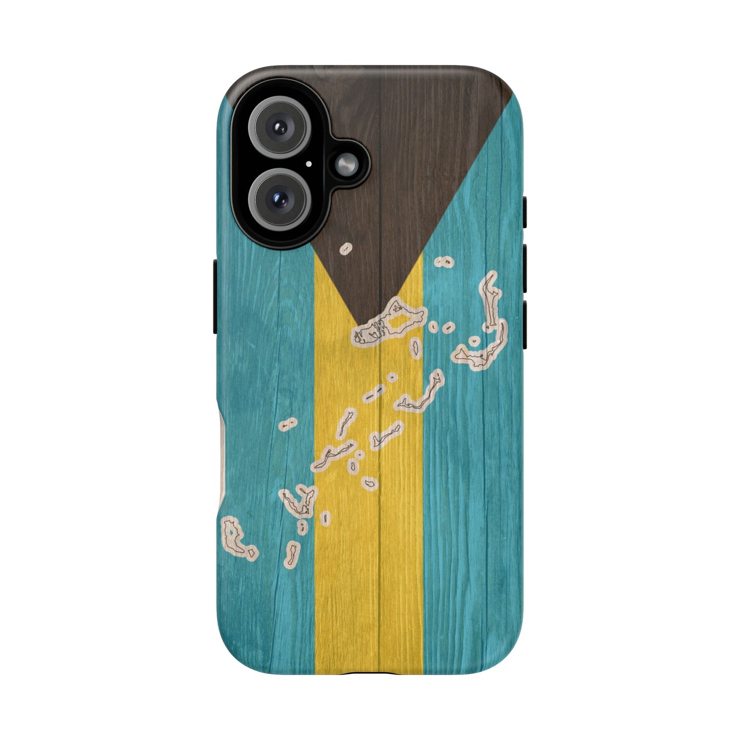 Bahamas Flag Phone Map Case Protective Tough Cover Flag of Bahamas Samsung Bahamian Pride Hard Plastic Back Bahamas Flag Cover