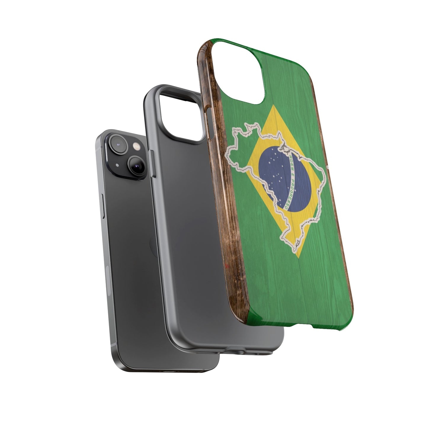 Brazil Flag Phone Map Case Protective Tough Cover Flag of Brazil Samsung Brazilian Pride Hard Plastic Back Brazil Flag Cover