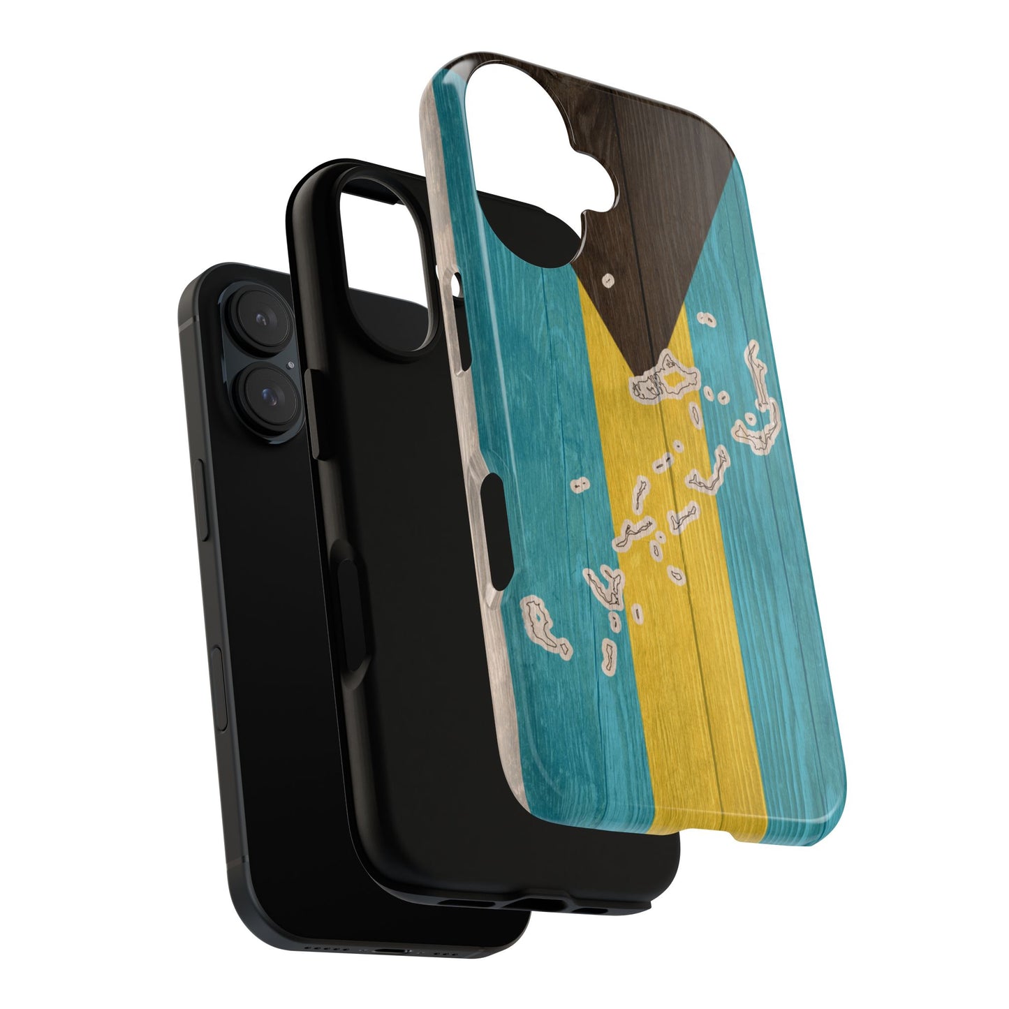 Bahamas Flag Phone Map Case Protective Tough Cover Flag of Bahamas Samsung Bahamian Pride Hard Plastic Back Bahamas Flag Cover