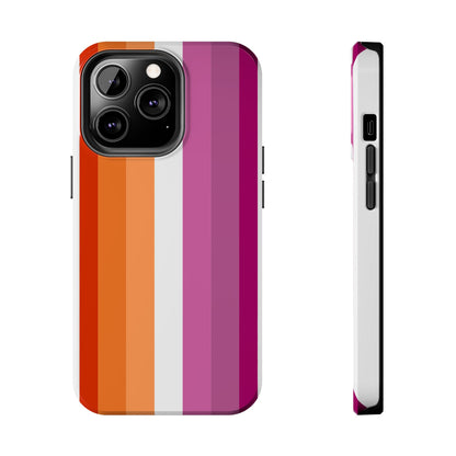 Lesbian Flag tough Impact-Resistant Phone Case