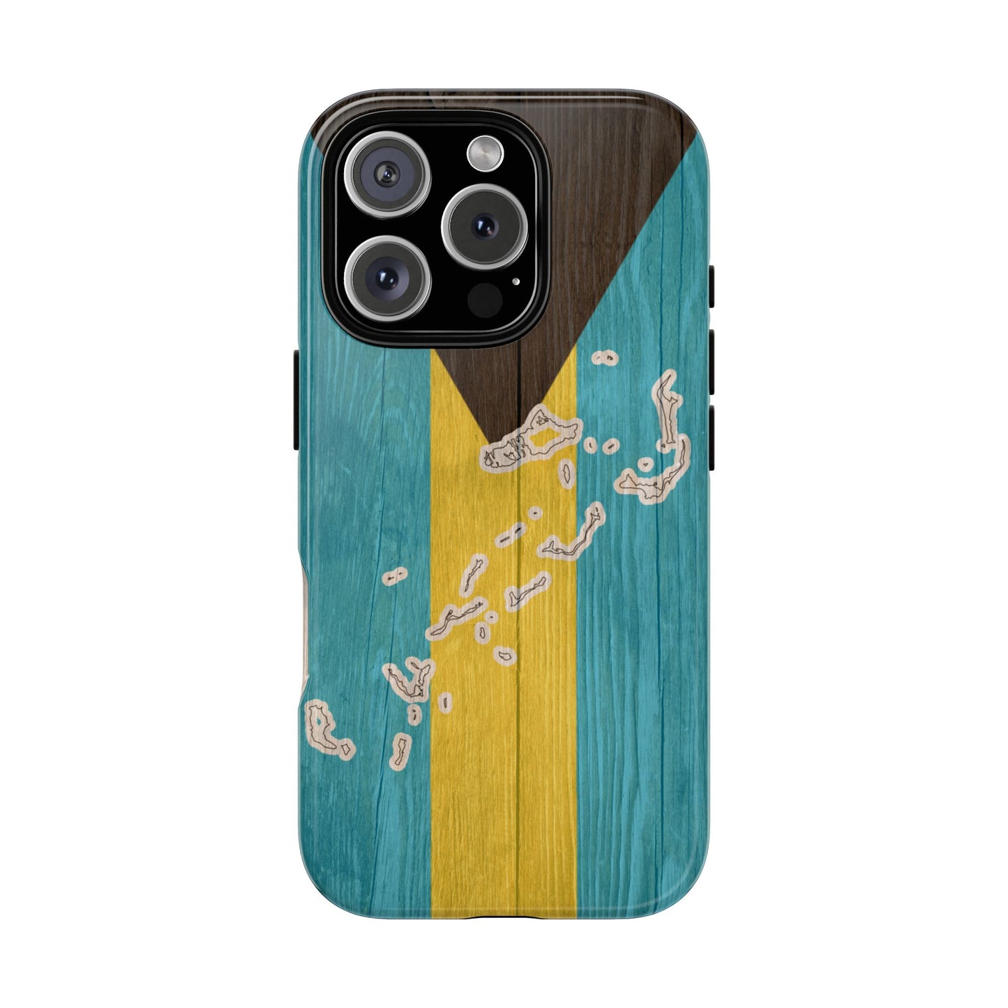 Bahamas Flag Phone Map Case Protective Tough Cover Flag of Bahamas Samsung Bahamian Pride Hard Plastic Back Bahamas Flag Cover