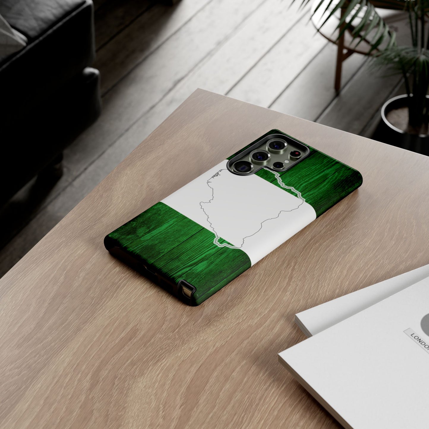 Nigeria Flag Phone Case, African Nation Protective Cover, Nigeria Pride Accessory, Tough Phone Case for Patriots, Nigerian Flag Mobile Case