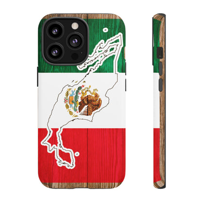 Phone Case, Mexican Flag Tough Case, Patriotic Mexico Phone Cover, Rugged Phone Protector, National Flag Phone Sleeve, Cinco de Mayo Gift