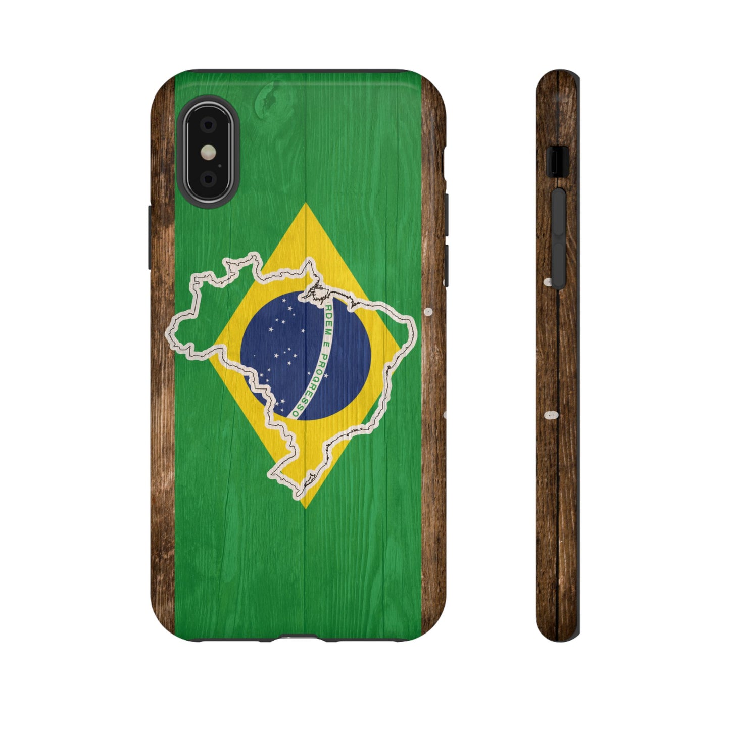 Brazil Flag Phone Map Case Protective Tough Cover Flag of Brazil Samsung Brazilian Pride Hard Plastic Back Brazil Flag Cover