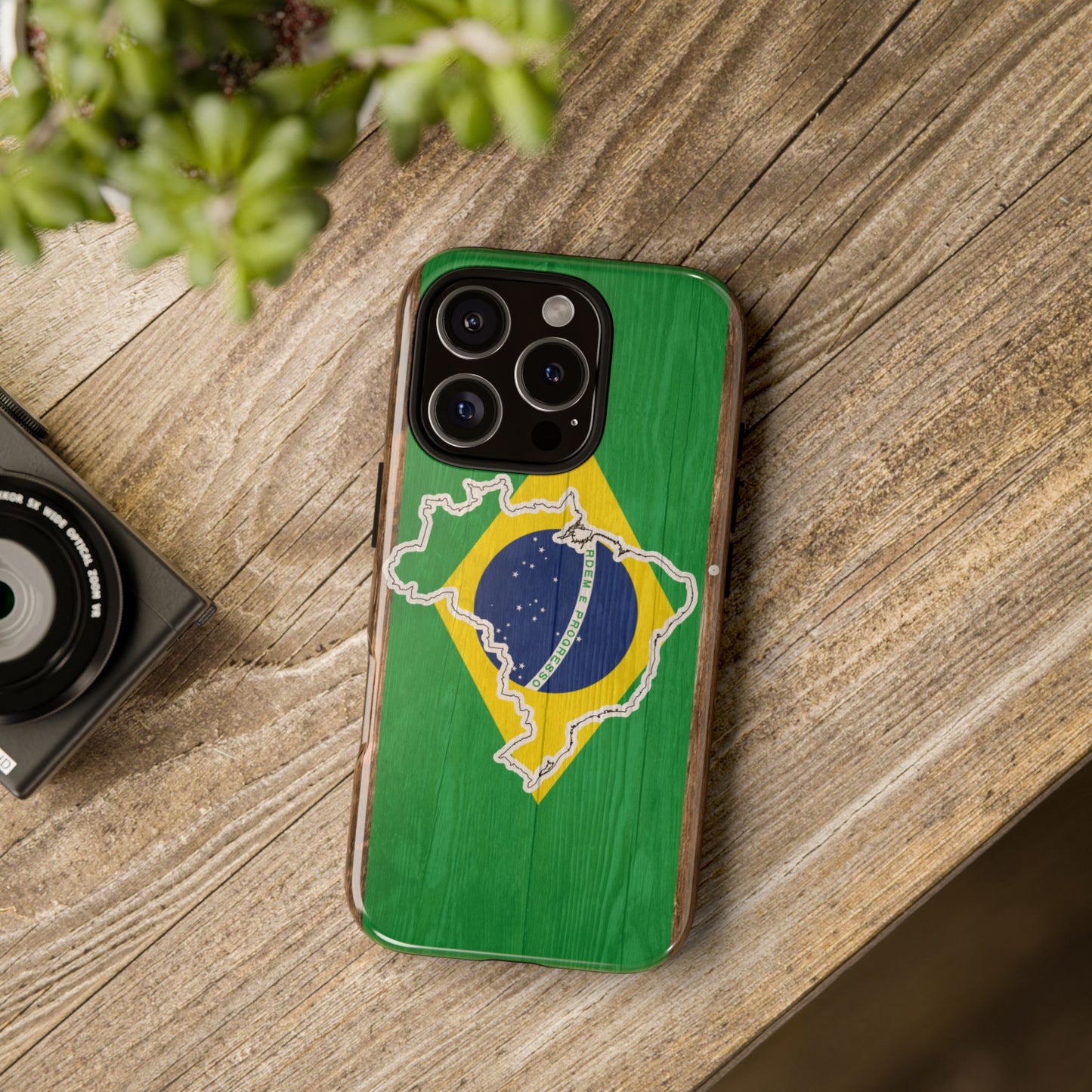 Brazil Flag Phone Map Case Protective Tough Cover Flag of Brazil Samsung Brazilian Pride Hard Plastic Back Brazil Flag Cover