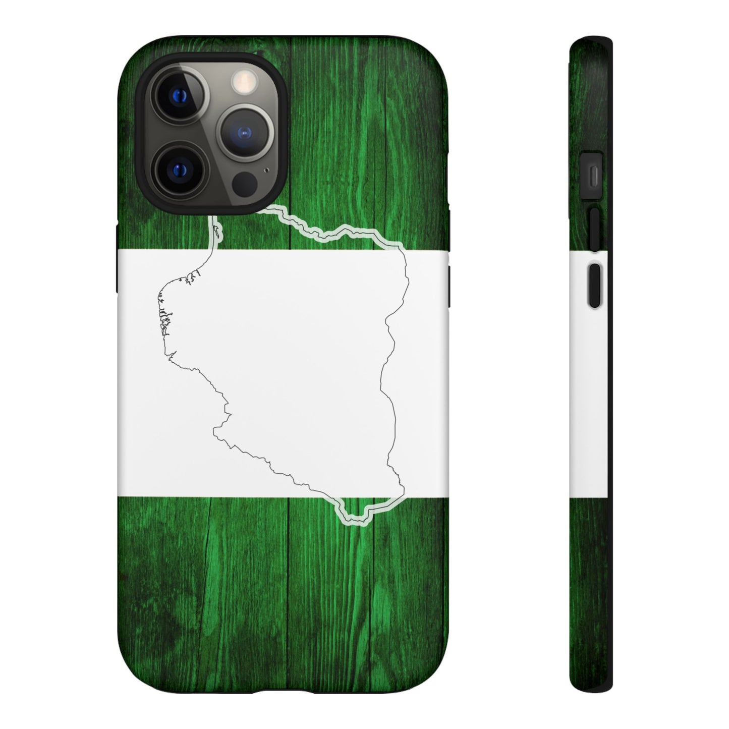 Nigeria Flag Phone Case, African Nation Protective Cover, Nigeria Pride Accessory, Tough Phone Case for Patriots, Nigerian Flag Mobile Case