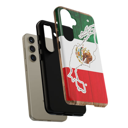 Phone Case, Mexican Flag Tough Case, Patriotic Mexico Phone Cover, Rugged Phone Protector, National Flag Phone Sleeve, Cinco de Mayo Gift