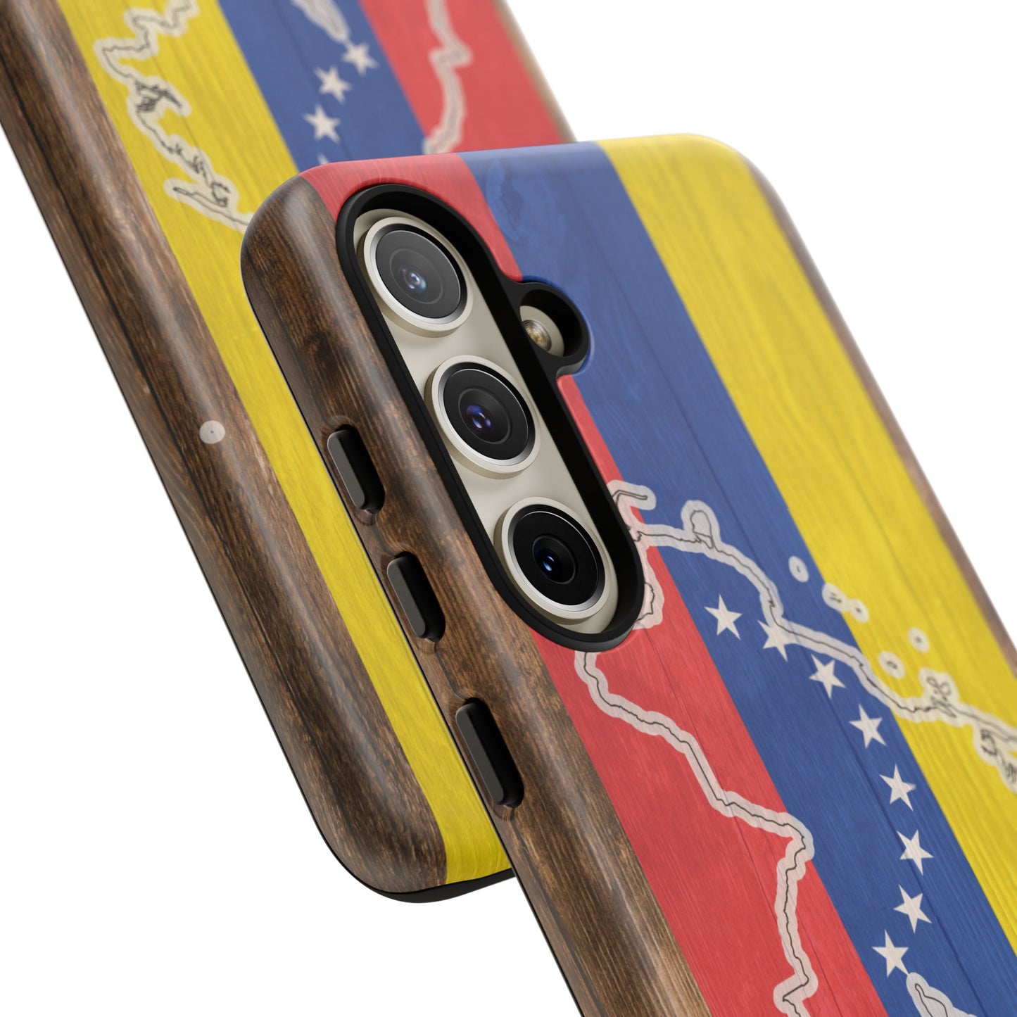 Venezuela Flag Phone Map Case Protective Tough Cover Flag of Venezuela Samsung Venezuelan Pride Hard Plastic Back Venezuela Map Cover