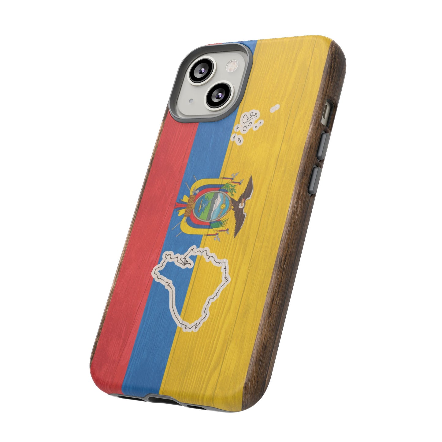 Ecuador Flag Phone Map Case Protective Tough Cover Flag of Ecuador Samsung Ecuadorian Pride Hard Plastic Back Ecuadorian Flag Cover