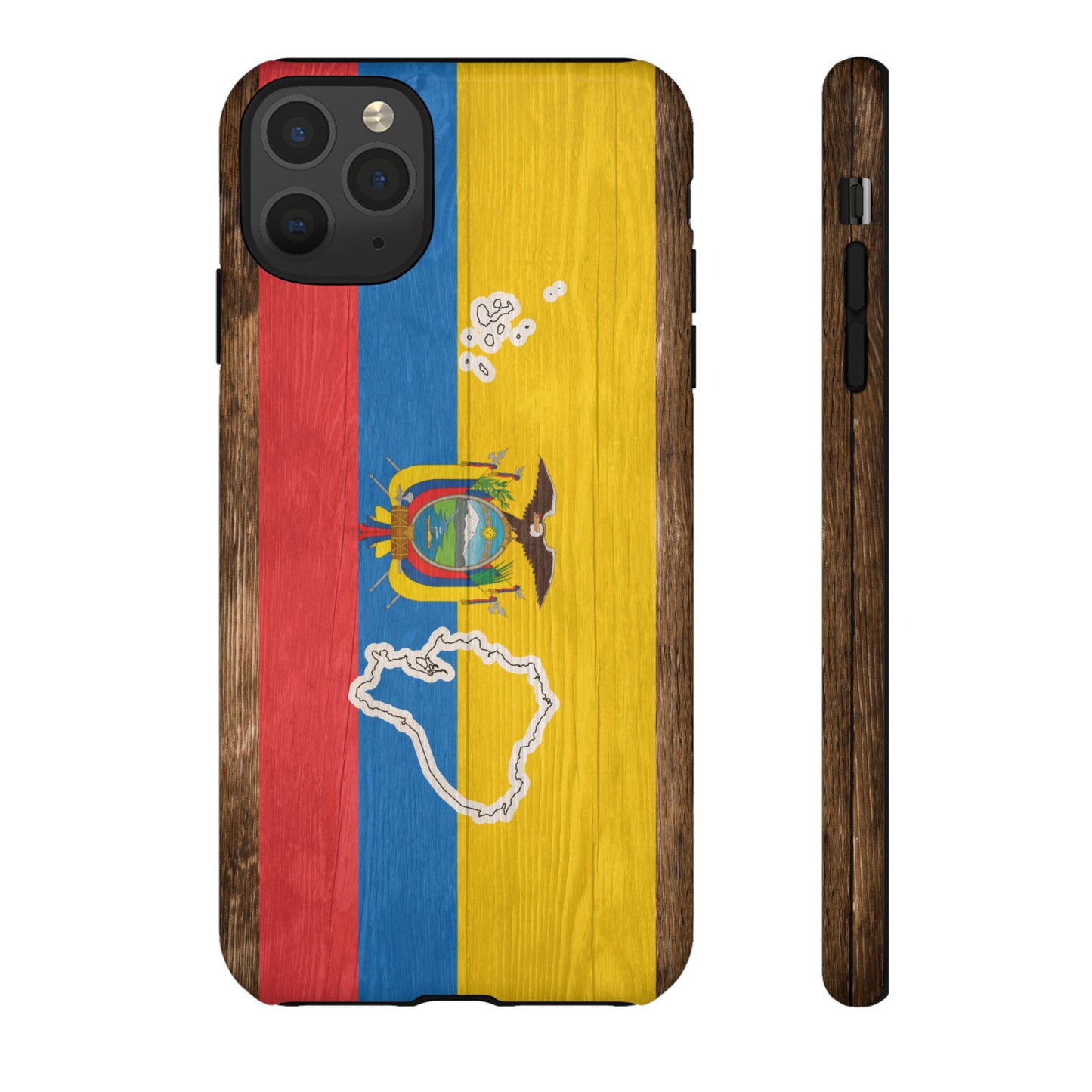 Ecuador Flag Phone Map Case Protective Tough Cover Flag of Ecuador Samsung Ecuadorian Pride Hard Plastic Back Ecuadorian Flag Cover