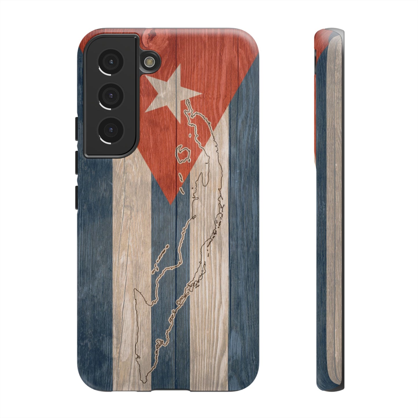 Phone Case Cuban Flag iPhone Case Protective Tough Cover Flag of Cuba Samsung Galaxy Cuban Pride Huawei P40 Lite Hard Plastic Back