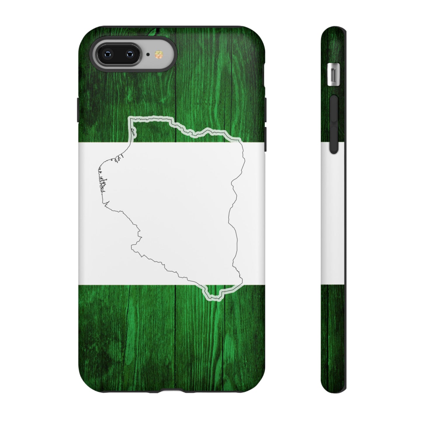 Nigeria Flag Phone Case, African Nation Protective Cover, Nigeria Pride Accessory, Tough Phone Case for Patriots, Nigerian Flag Mobile Case