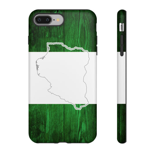 Nigeria Flag Phone Case, African Nation Protective Cover, Nigeria Pride Accessory, Tough Phone Case for Patriots, Nigerian Flag Mobile Case