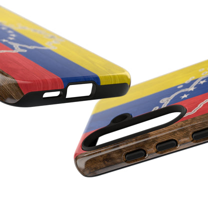 Venezuela Flag Phone Map Case Protective Tough Cover Flag of Venezuela Samsung Venezuelan Pride Hard Plastic Back Venezuela Map Cover