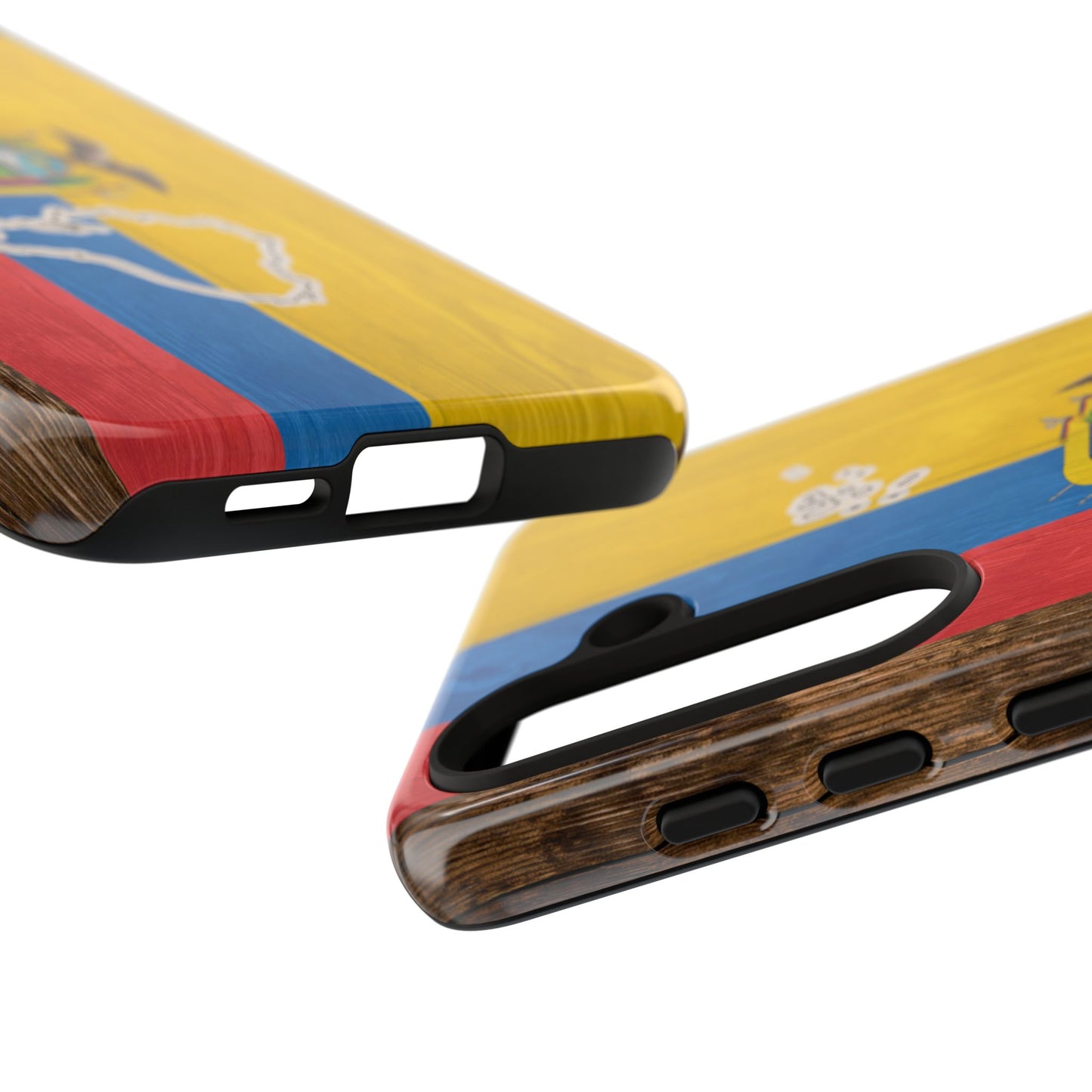 Ecuador Flag Phone Map Case Protective Tough Cover Flag of Ecuador Samsung Ecuadorian Pride Hard Plastic Back Ecuadorian Flag Cover
