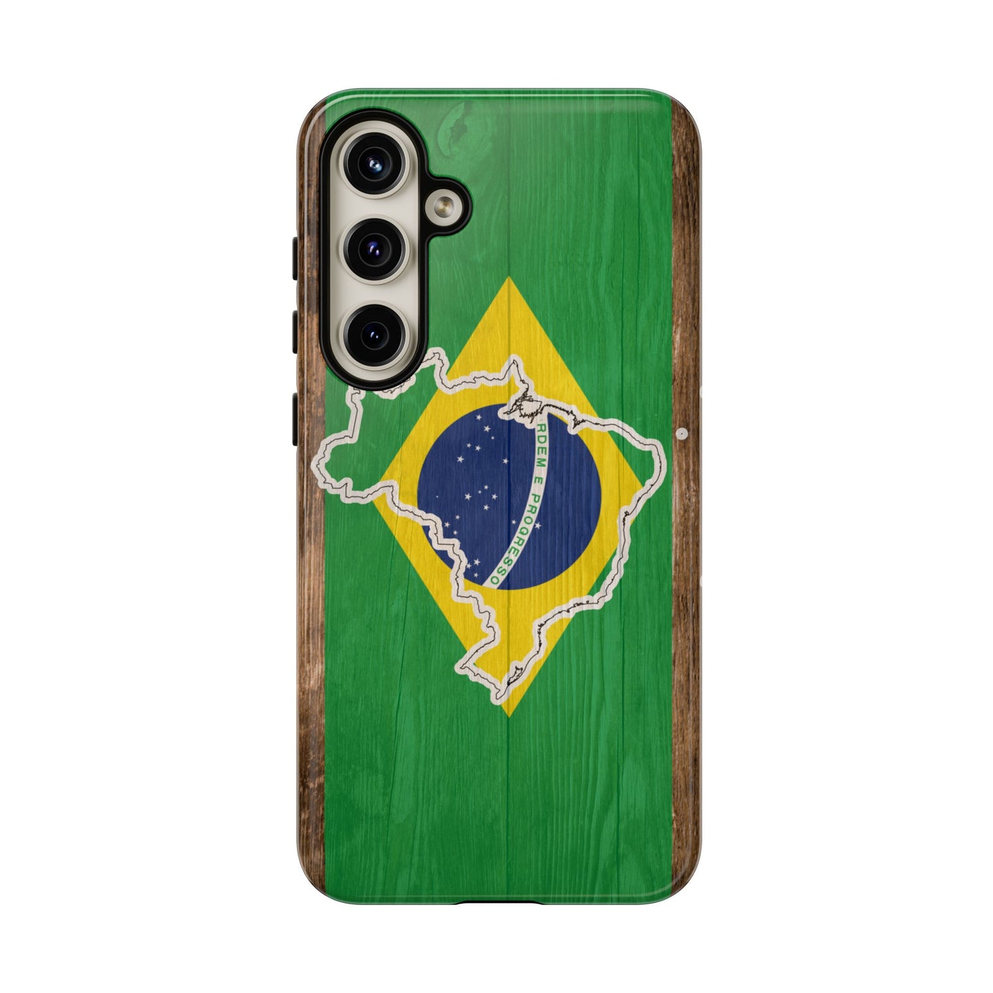 Brazil Flag Phone Map Case Protective Tough Cover Flag of Brazil Samsung Brazilian Pride Hard Plastic Back Brazil Flag Cover
