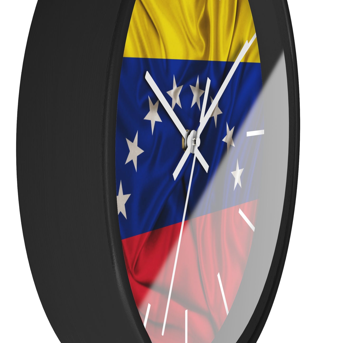 Venezuela Flag Wall Clock Unique Vibrant Wall Art Crafted with Premium Materials Great for Venezuelan Pride Venezuela Souvenir