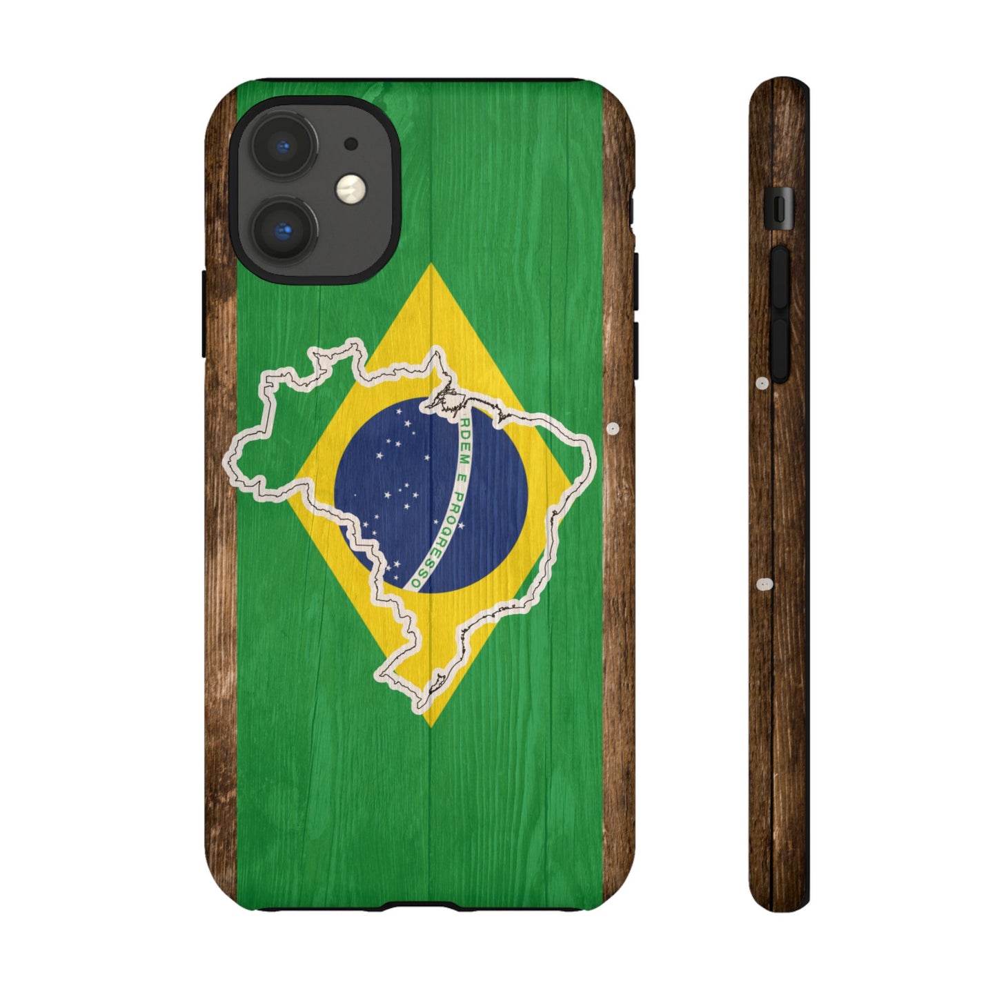 Brazil Flag Phone Map Case Protective Tough Cover Flag of Brazil Samsung Brazilian Pride Hard Plastic Back Brazil Flag Cover