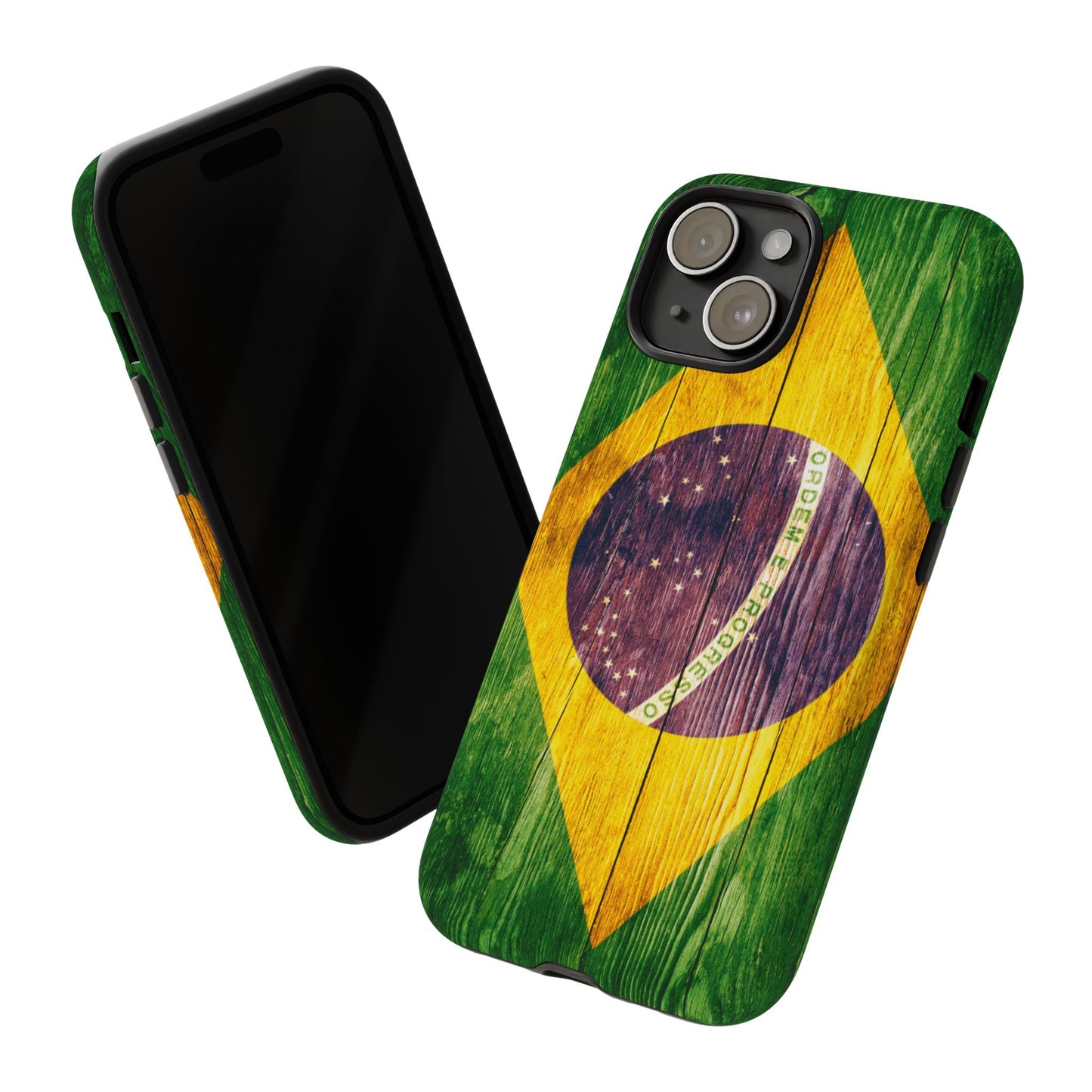 Brazil Phone Case Protective Tough Cover Flag of Brazil Samsung Brazilian Pride Hard Plastic Back Brazil Flag Cover IPhone Souvenir Gift Protective Case