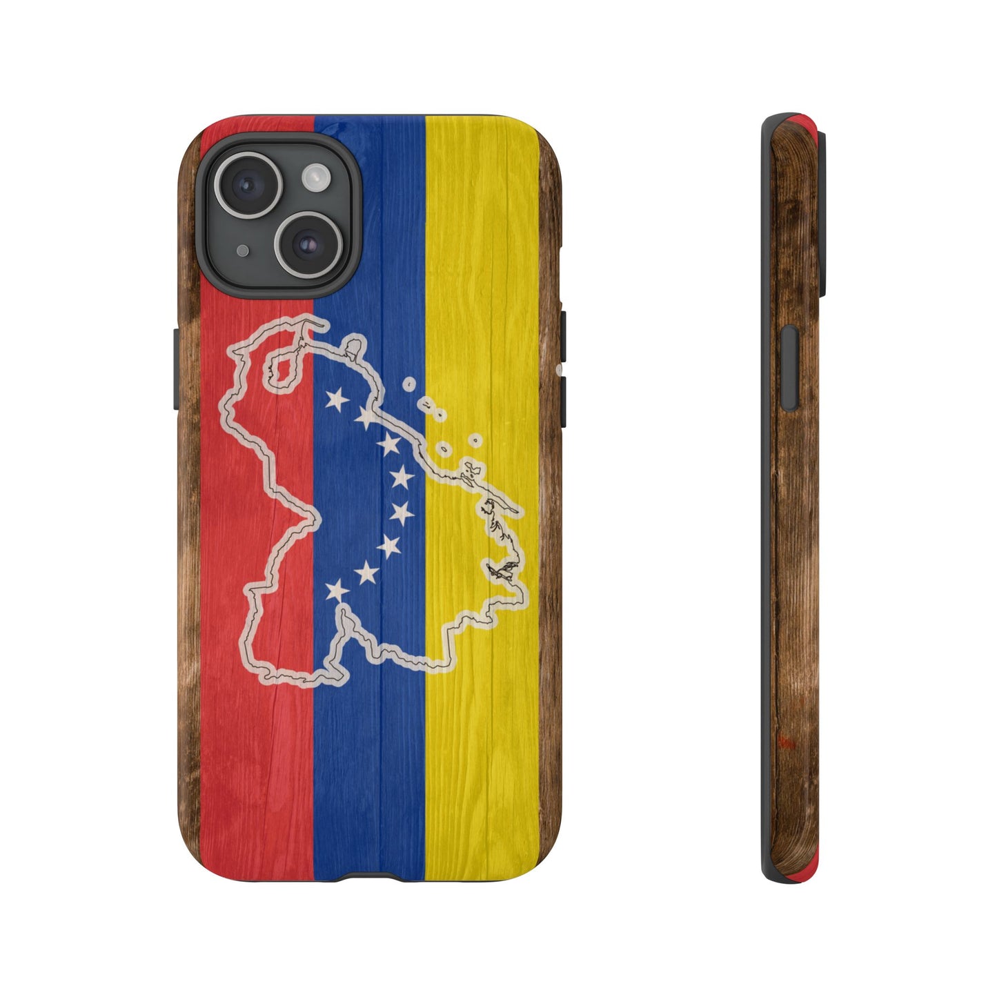 Venezuela Flag Phone Map Case Protective Tough Cover Flag of Venezuela Samsung Venezuelan Pride Hard Plastic Back Venezuela Map Cover