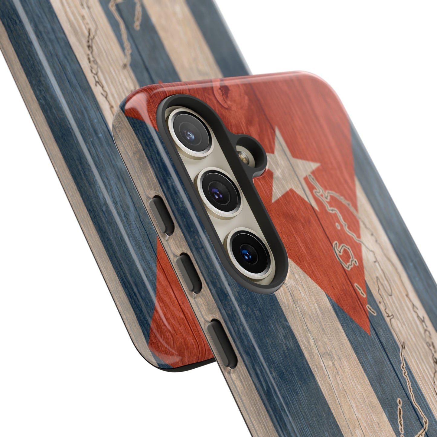 Phone Case Cuban Flag iPhone Case Protective Tough Cover Flag of Cuba Samsung Galaxy Cuban Pride Huawei P40 Lite Hard Plastic Back