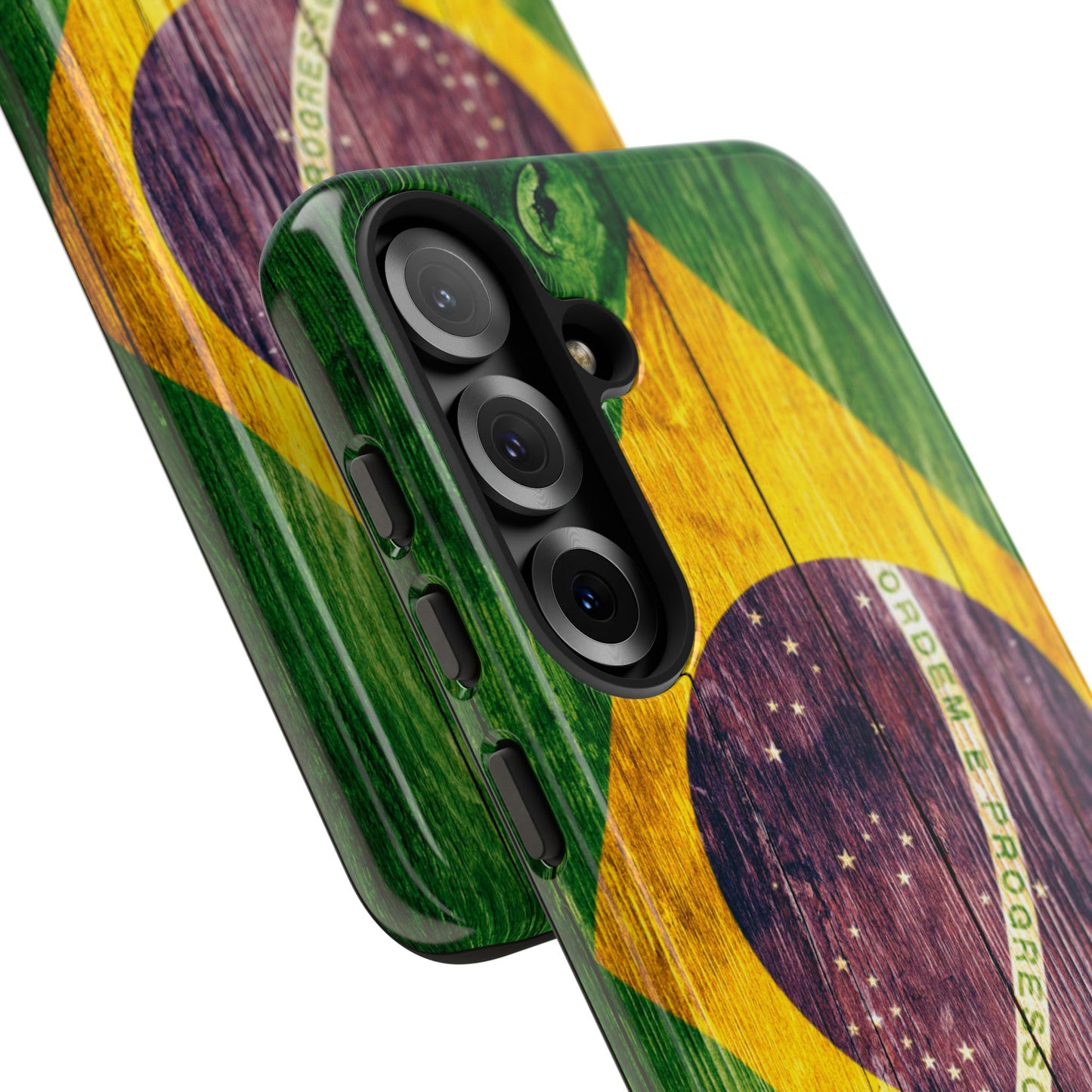 Brazil Phone Case Protective Tough Cover Flag of Brazil Samsung Brazilian Pride Hard Plastic Back Brazil Flag Cover IPhone Souvenir Gift Protective Case