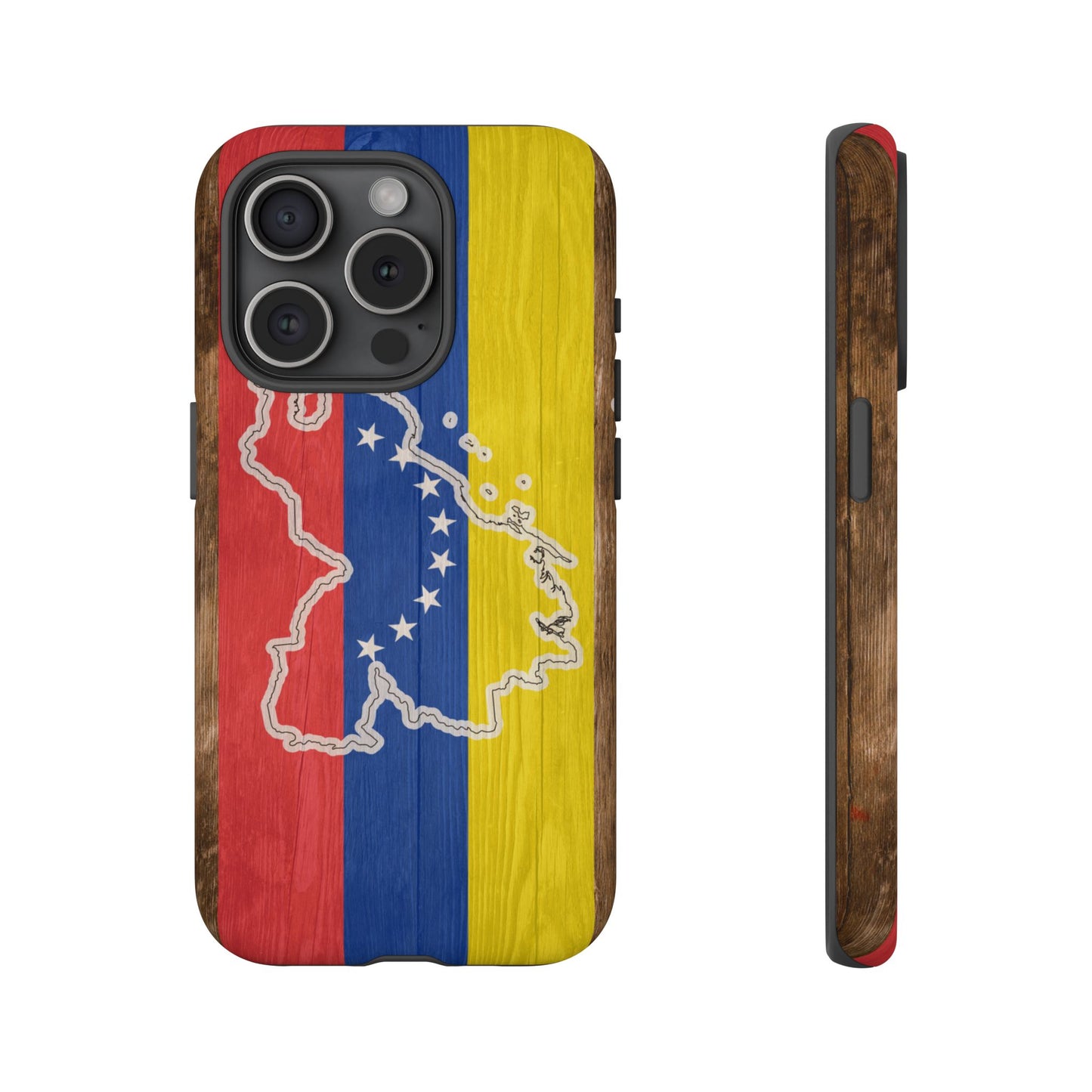 Venezuela Flag Phone Map Case Protective Tough Cover Flag of Venezuela Samsung Venezuelan Pride Hard Plastic Back Venezuela Map Cover