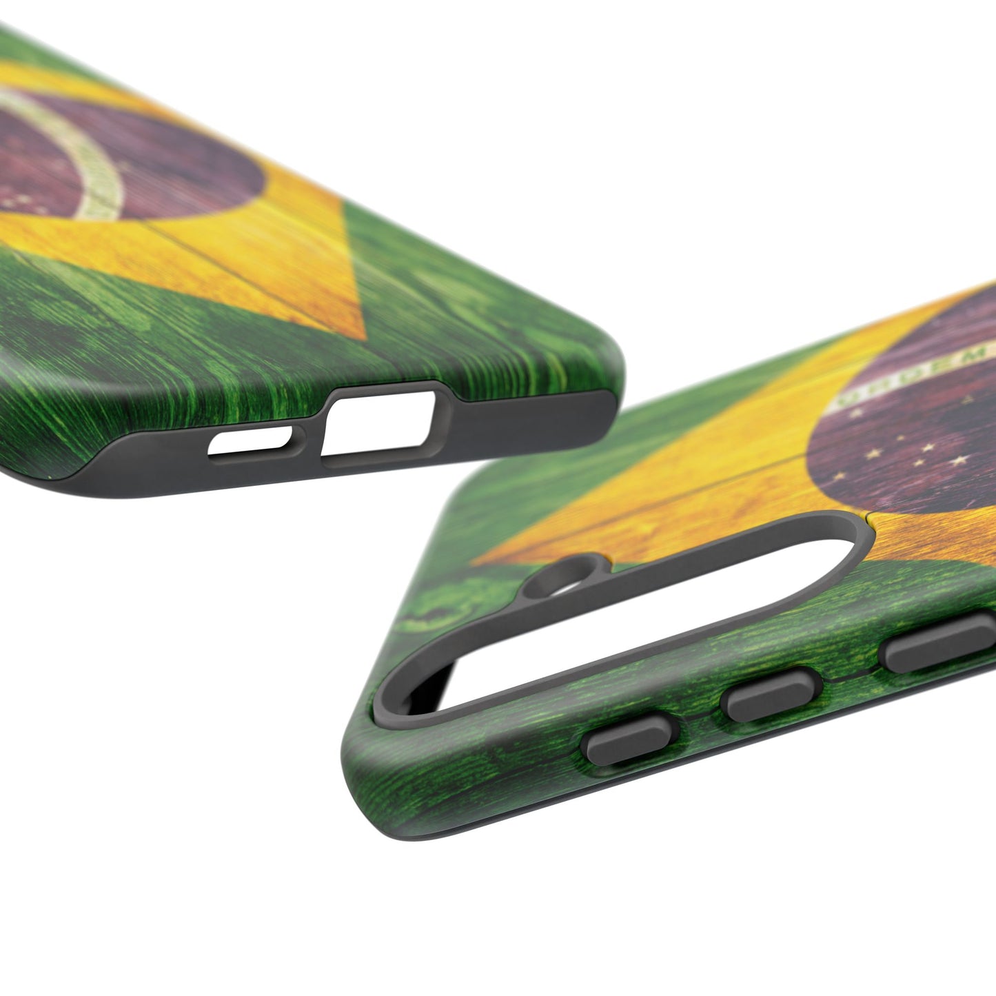 Brazil Phone Case Protective Tough Cover Flag of Brazil Samsung Brazilian Pride Hard Plastic Back Brazil Flag Cover IPhone Souvenir Gift Protective Case