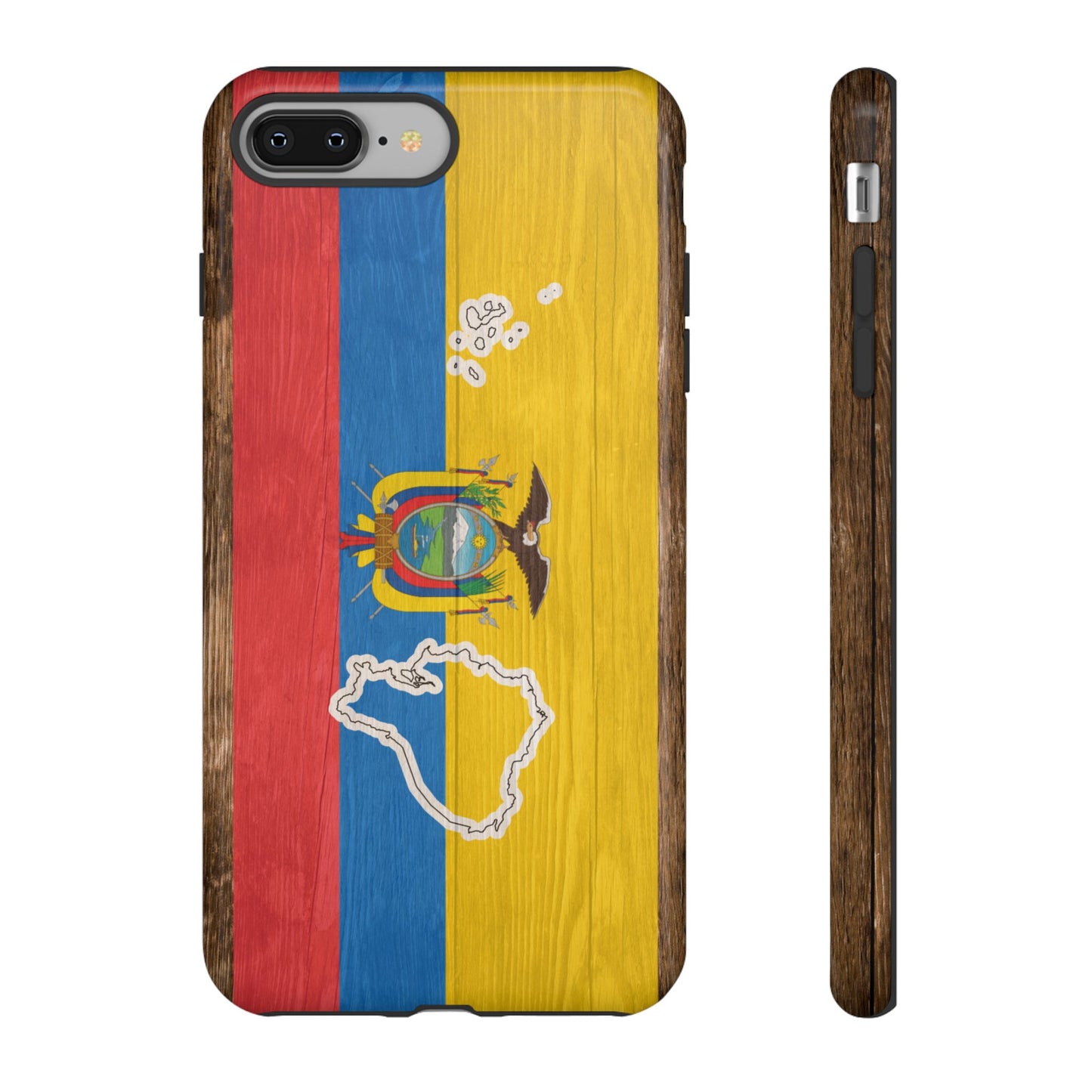 Ecuador Flag Phone Map Case Protective Tough Cover Flag of Ecuador Samsung Ecuadorian Pride Hard Plastic Back Ecuadorian Flag Cover