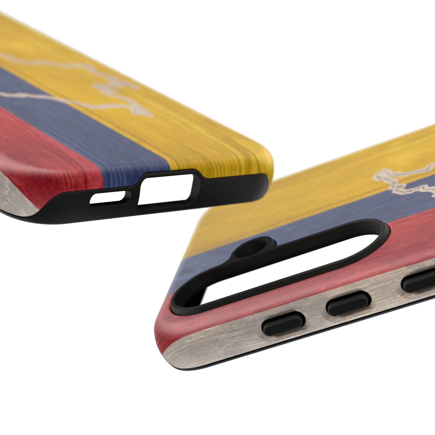 Colombian Flag Map Style iPhone Case Protective Tough Cover Flag of Colombia Samsung Colombian Pride Huawei Hard Plastic Back Colombia Phone