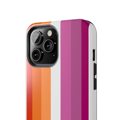 Lesbian Flag tough Impact-Resistant Phone Case