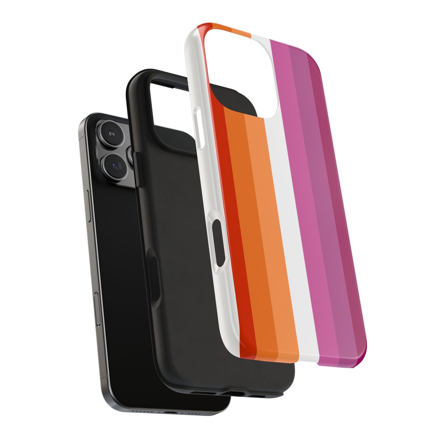 Lesbian Flag tough Impact-Resistant Phone Case